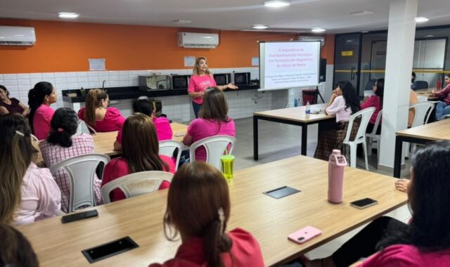 Outubro Rosa no Implurb orienta servidores sobre HPV, sinais de alerta e apoio emocional