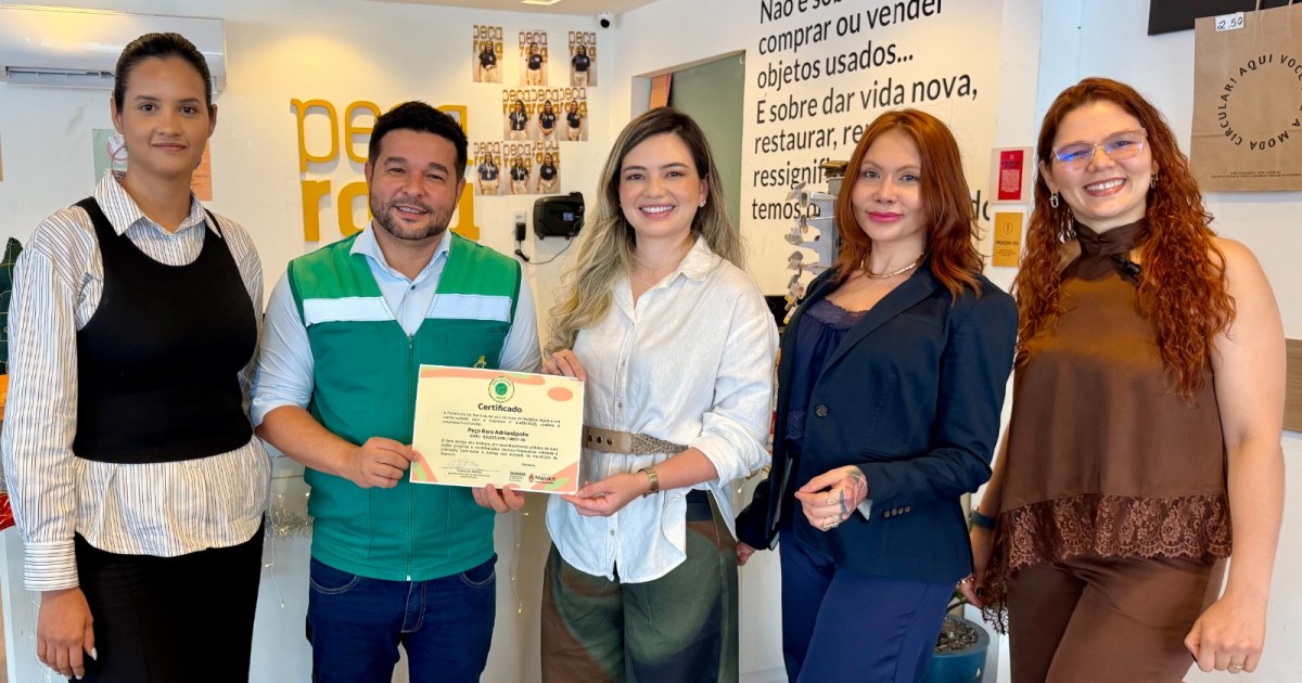 Peça Rara recebe certificação da Semmas por ações de proteção animal em Manaus
