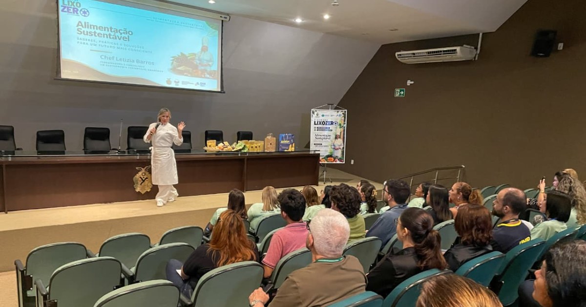Lei que criou o Programa Lixo Zero orienta palestra sobre alimentação na Aleam